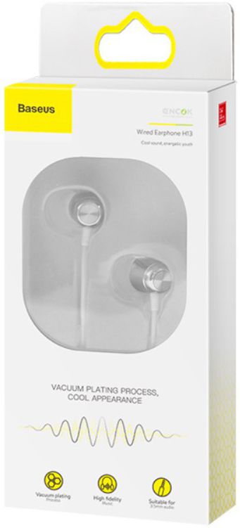 Baseus Encok H13 In-ear Oordopjes Smartphone Headset Wit afbeelding 6