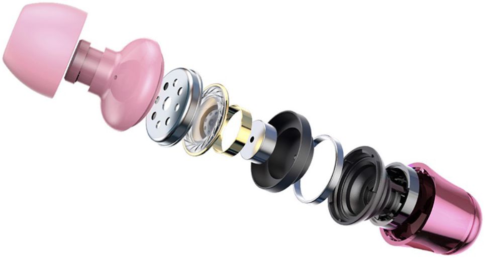 Baseus Encok H13 In-ear Oordopjes Smartphone Headset Roze afbeelding 5