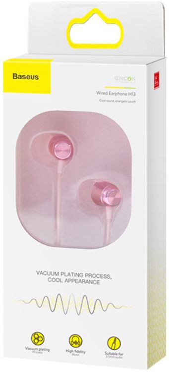 Baseus Encok H13 In-ear Oordopjes Smartphone Headset Roze afbeelding 6