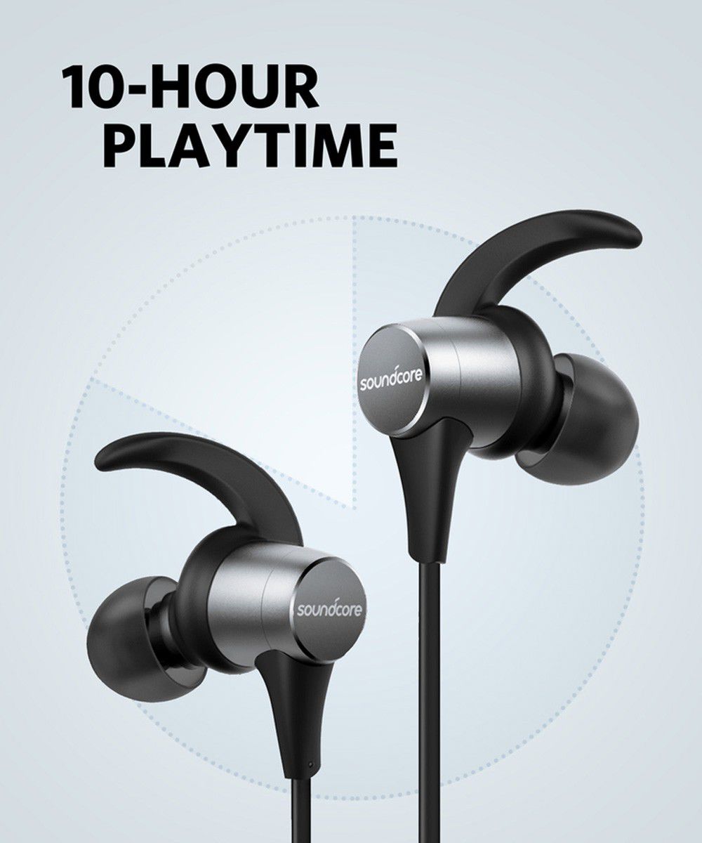 Anker Soundcore Spirit Pro In-Ear Bluetooth Headset Zwart/Grijs afbeelding 3