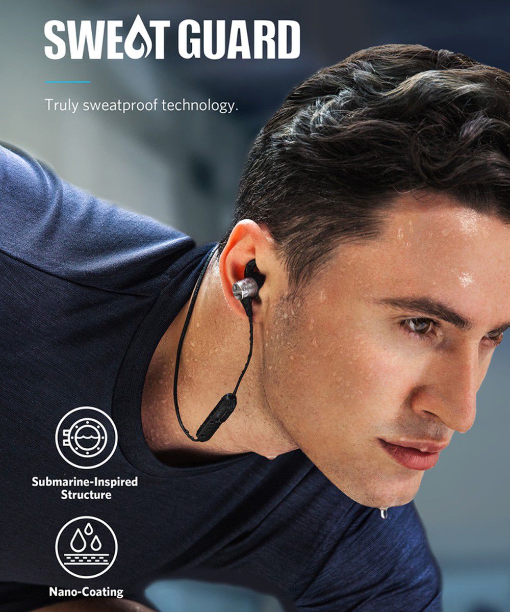 Anker Soundcore Spirit Pro In-Ear Bluetooth Headset Zwart/Grijs afbeelding 2