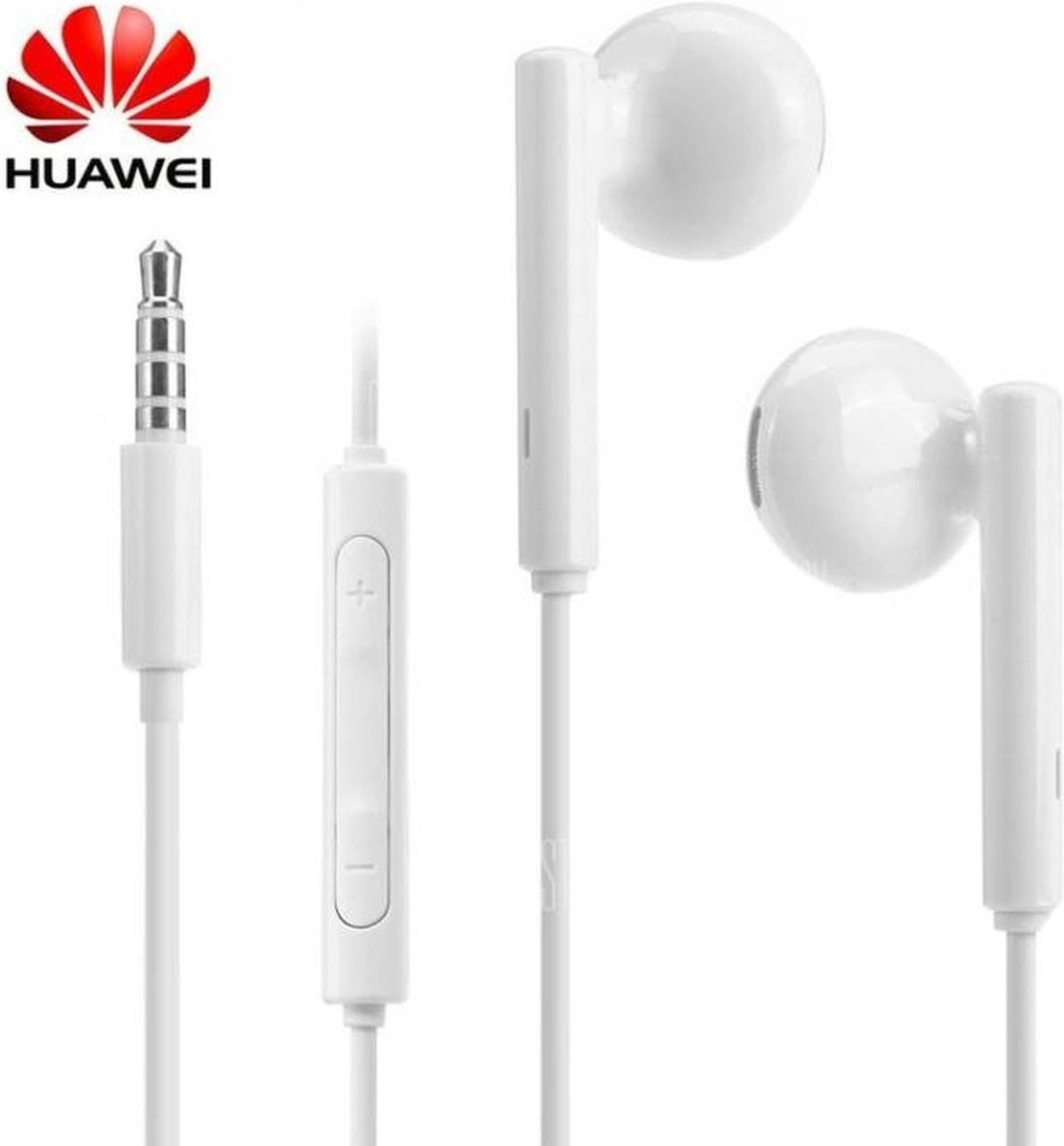 Originele Huawei AM115 Oordopjes In-Ear 3.5mm Jack Headset Wit afbeelding 1