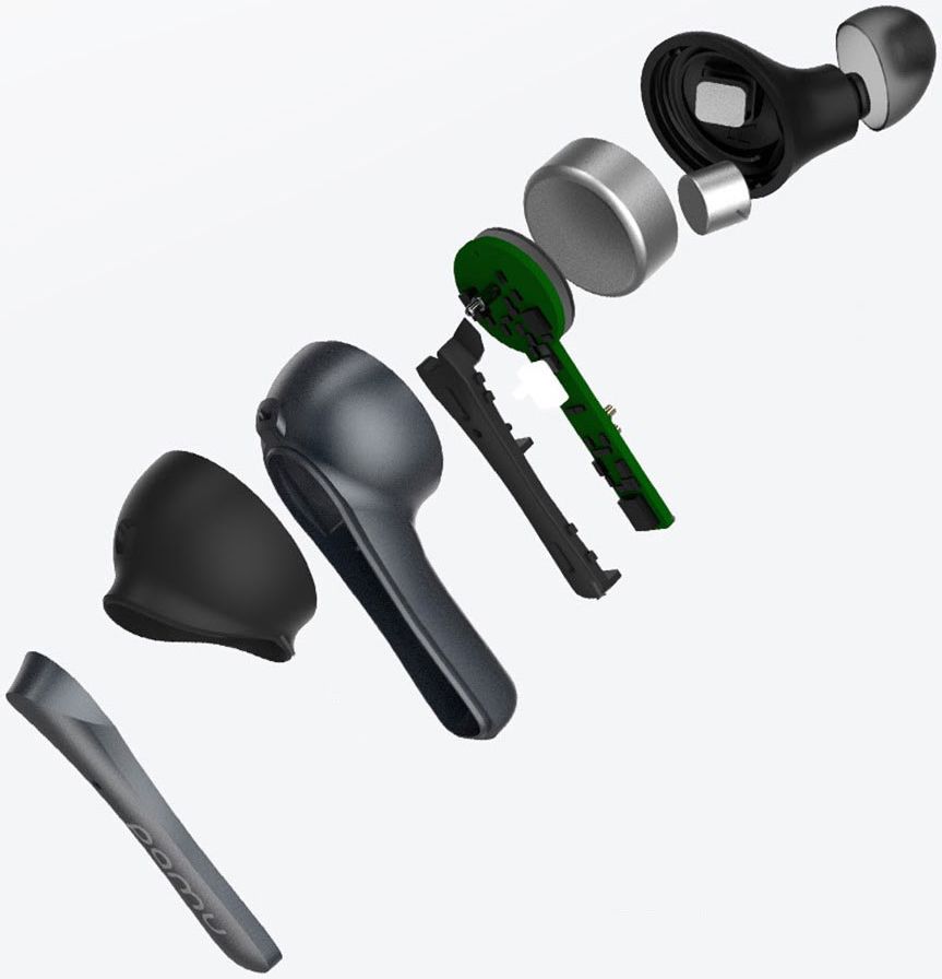 Padmate PaMU Slide True Wireless In-Ear Bluetooth Headset Zwart afbeelding 8