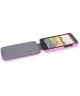 Flip case HTC One X Pink Carbon