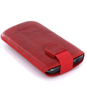 MobiParts Pouch Smoke maat XL - Rood Hoesjes