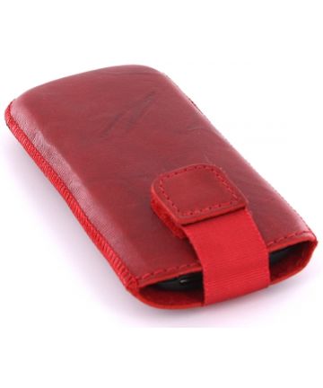 MobiParts Pouch Smoke maat XS - Rood Hoesjes