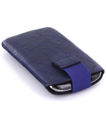 MobiParts Pouch Smoke maat S - Navy Blauw Hoesjes