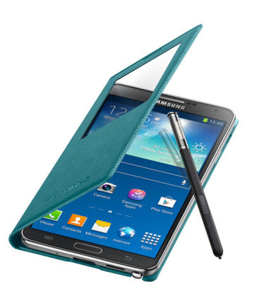 Samsung Galaxy Note 3 N9005 S View Cover EF-CN900BLEGWW Munt Hoesjes