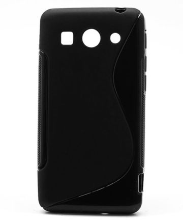 Huawei Ascend G525 TPU Case Zwart Hoesjes