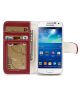 Samsung Galaxy S4 Mini Wallet Case Rood