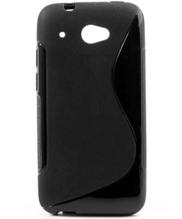HTC Desire 601 S-Shape TPU Case Zwart Hoesjes