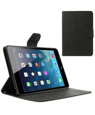 Apple iPad Mini 2/3 Wallet Case Zwart afbeelding 1