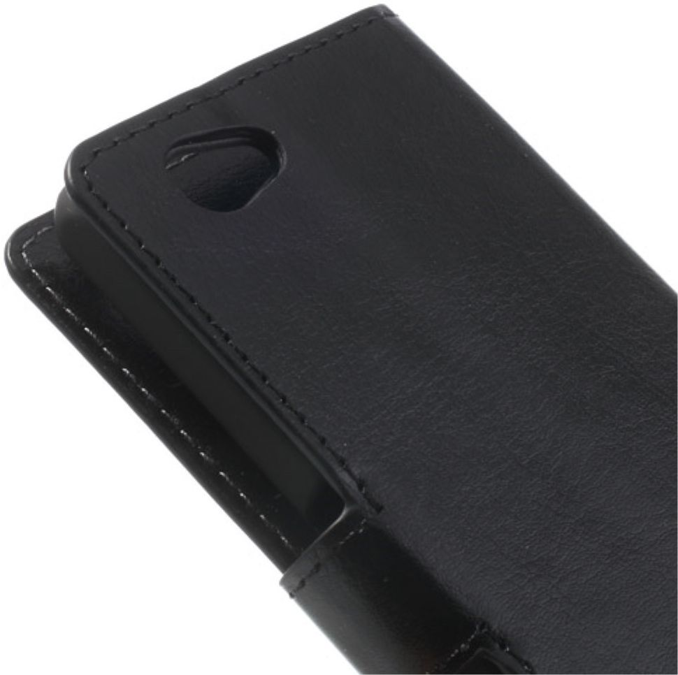 Sony Xperia Z1 Compact Hoesje met Kaarthouder Zwart afbeelding 8