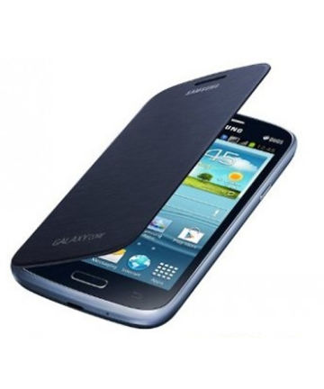Samsung Galaxy Core Plus Flip Cover EF-FG350NBEGWW Blauw-Zwart Hoesjes