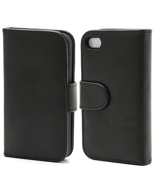 iPhone 4(S) Wallet Case Zwart afbeelding 2