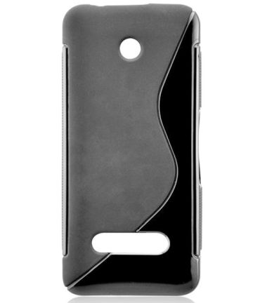 Nokia 301 TPU Case Zwart S Line Hoesjes
