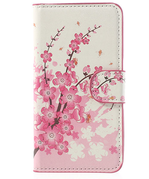 Samsung Galaxy S5 (Neo) Bloem Wallet Stand Case afbeelding 4