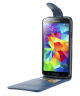 Samsung Galaxy S5 (Neo) Vertical Flip Case hoesje Blauw