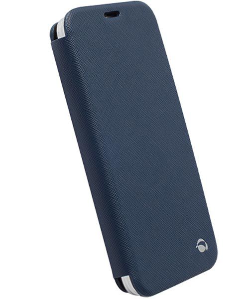 Samsung Galaxy S5 Krusell Malmö Flip Case Blauw afbeelding 2