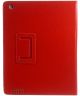 Apple iPad 4 / 3 / 2 Hoesje Full Protect Book Case met Stand Rood
