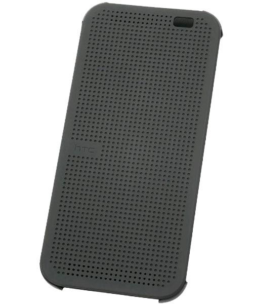 HTC One M8 Originele Dot View Flip Case Hoesje HC M100 Zwart afbeelding 2