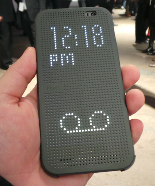 HTC One M8 Originele Dot View Flip Case Hoesje HC M100 Zwart afbeelding 5