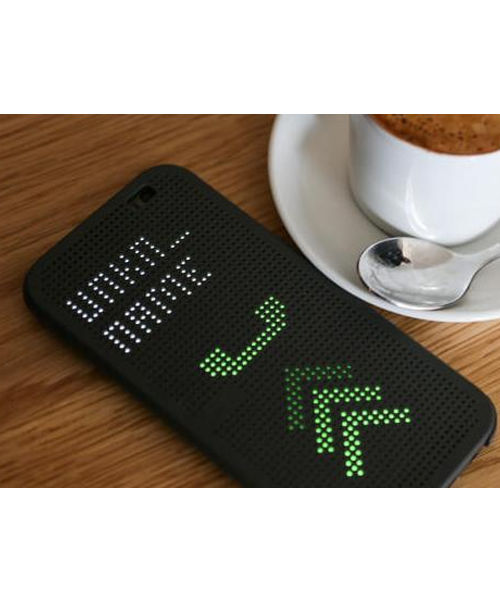 HTC One M8 Originele Dot View Flip Case Hoesje HC M100 Zwart afbeelding 7