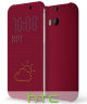 HTC One M8 Dot View Flip Case HC M100 Paars