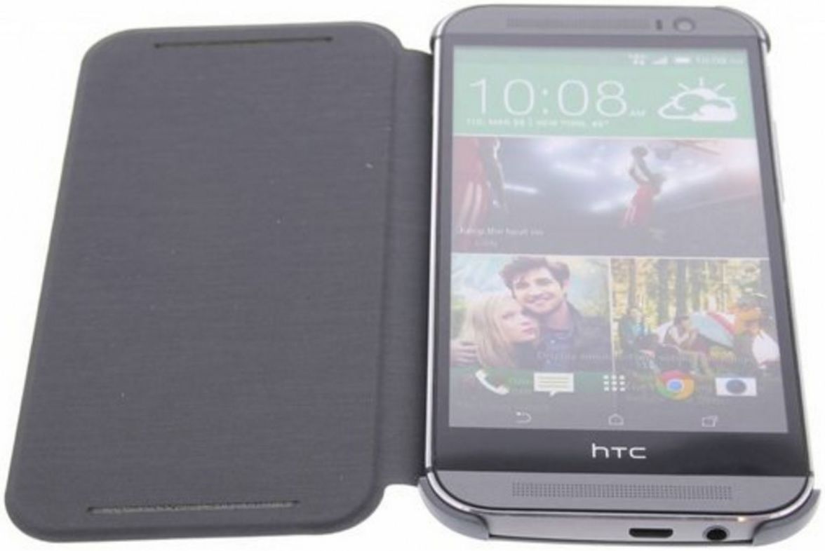 HTC One M8 Flip Case HC V941 Zwart afbeelding 4