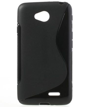 LG L70 TPU Case S-Shape Zwart Hoesjes