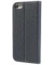 iPhone 5 / 5S Lederen Flipcase Stand - Zwart