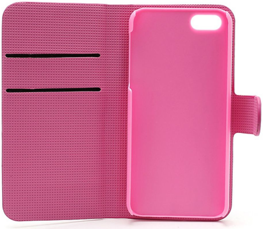 Apple iPhone SE / 5S Portemonnee Hoesje Print Lotus afbeelding 7