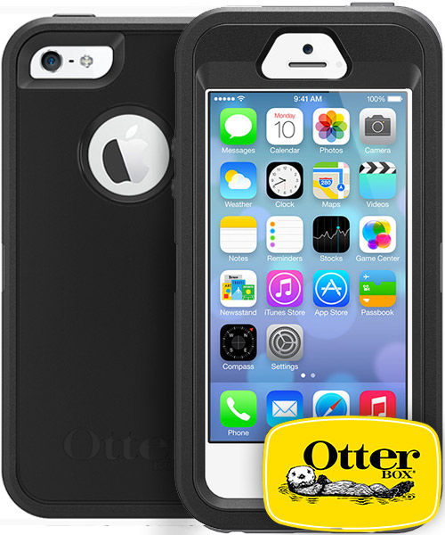 Otterbox Defender Hoesje iPhone SE 5/5S Zwart afbeelding 2