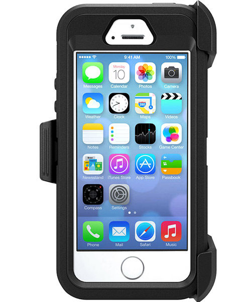 Otterbox Defender Hoesje iPhone SE 5/5S Zwart afbeelding 4