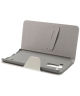LG G3 Lederen Wallet Flipcase Stand - Wit