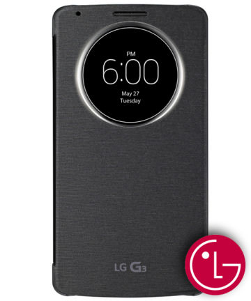LG G3 Quick Circle Cover Zwart Hoesjes