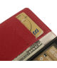 Huawei Ascend G6 Lederen Wallet Flipcase - Rood