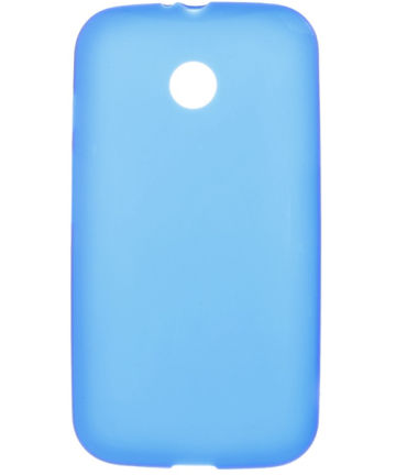 Motorola Moto E XT1021 TPU Back Cover - Blauw Hoesjes