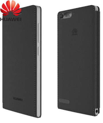 Huawei G6 4G/LTE Originele Flip Cover Black Hoesjes