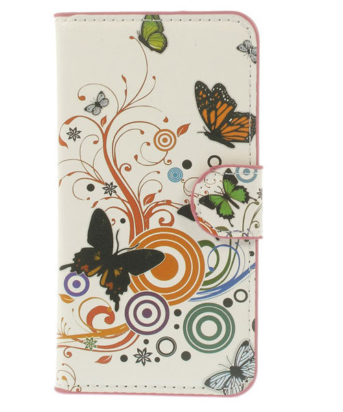 Samsung Galaxy S5 Mini Butterfly Wallet Case afbeelding 2