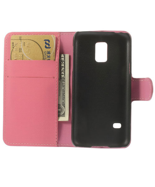 Samsung Galaxy S5 Mini Butterfly Wallet Case afbeelding 3