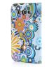Samsung Galaxy Grand Neo Colorful Flowers Stand Wallet Case