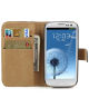 Samsung i9300 Galaxy S3 Wallet Case Zwart