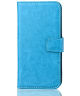 Samsung Galaxy S5 Mini Wallet Stand Cover Blauw