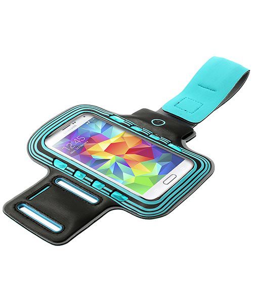 Sport Armband met LED verlichting XXL - Blauw afbeelding 3