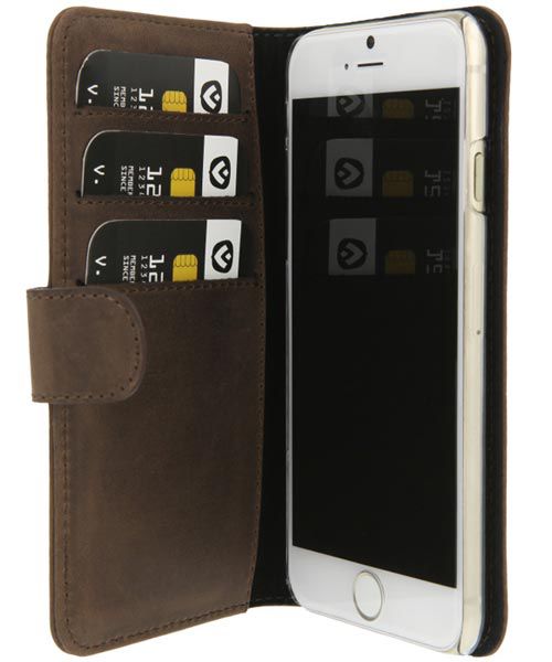 Valenta Classic Luxe iPhone 6s Hoesje Leer Bookcase Vintage Bruin afbeelding 5