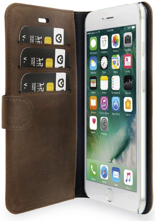 Valenta Classic Luxe iPhone 6s Hoesje Leer Bookcase Vintage Bruin afbeelding 6