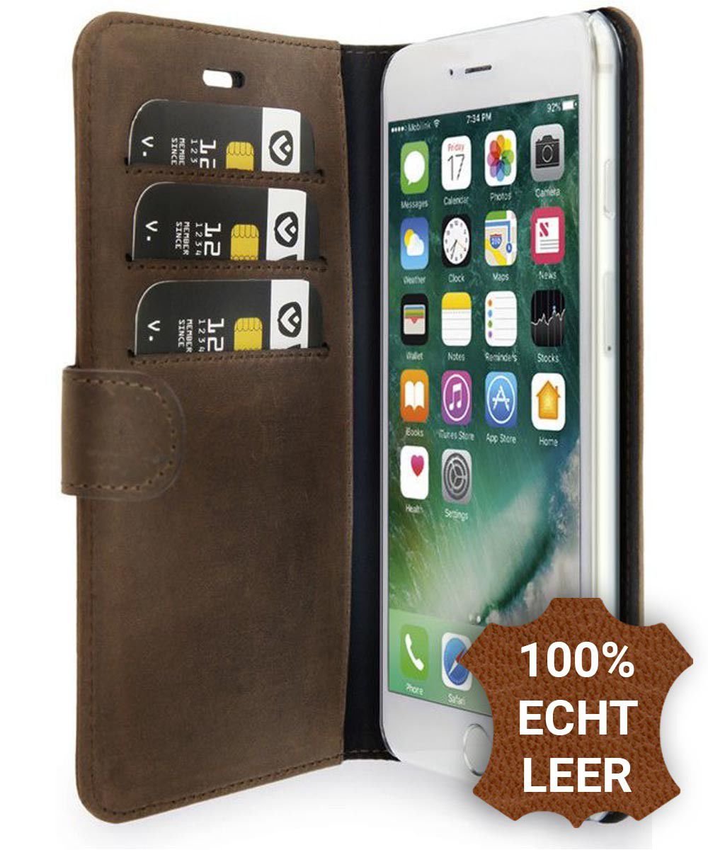 Valenta Classic Luxe iPhone 6s Hoesje Leer Bookcase Vintage Bruin afbeelding 1