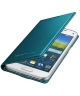Samsung Galaxy S5 Mini Flip Wallet Case Groen