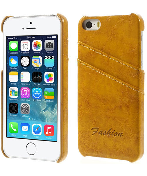 iPhone 5/5S/SE Back Cover - Bruin afbeelding 1